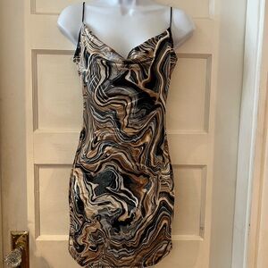 Windsor Swirl Print Slip Dress